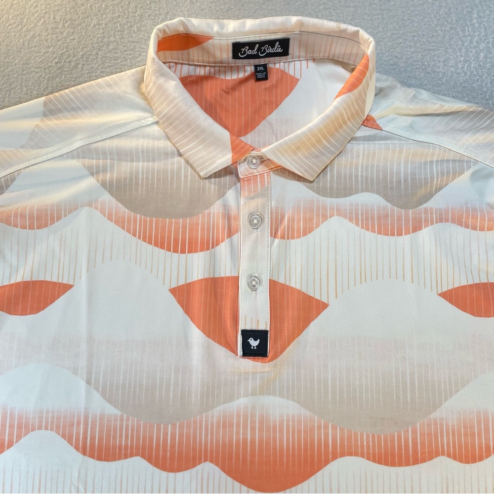 Bad Birdie Mens Activewear Golf Polo Size 2XL